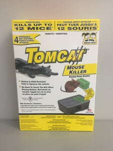 Tomcat 4 Pack Mouse Bait Stations