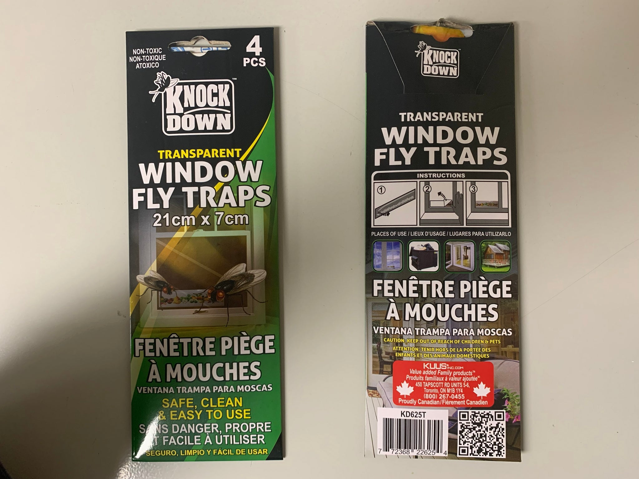 Knock Down Transparent Window Fly Traps – Poulin's Pest Control